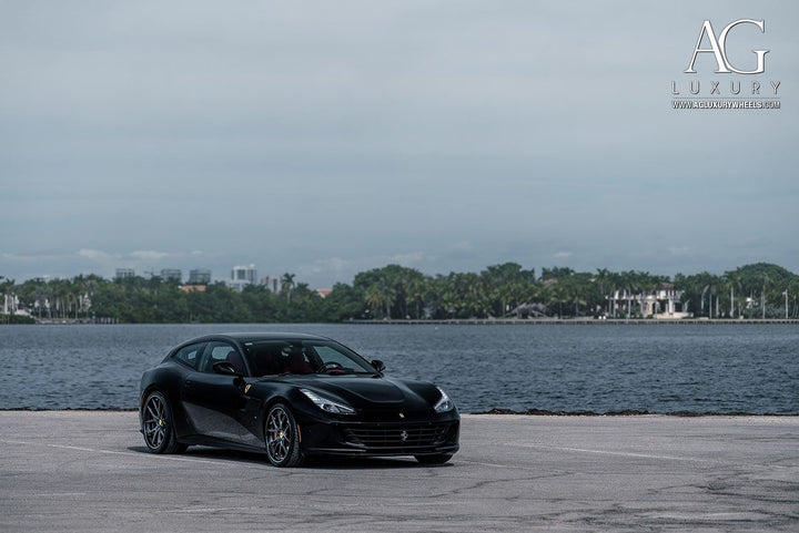 Ferrari Lusso on custom forged wheels