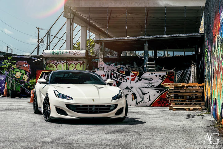 Ferrari Portofino on custom forged wheels