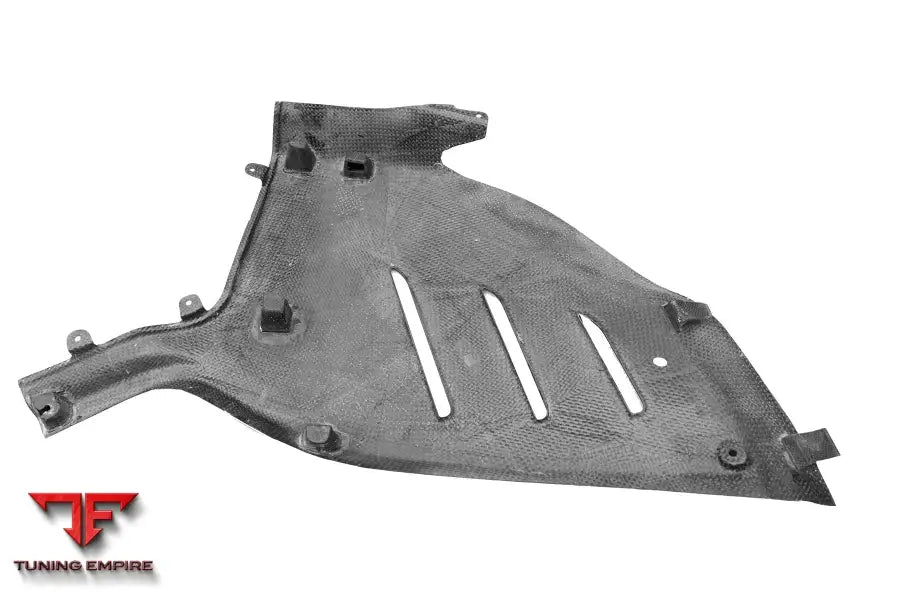 FERRARI PUROSANGUE FUV TYPE F175 OEM STYLE DRY CARBON FIBER INNER ENGINE COVER (2PCS) BSD