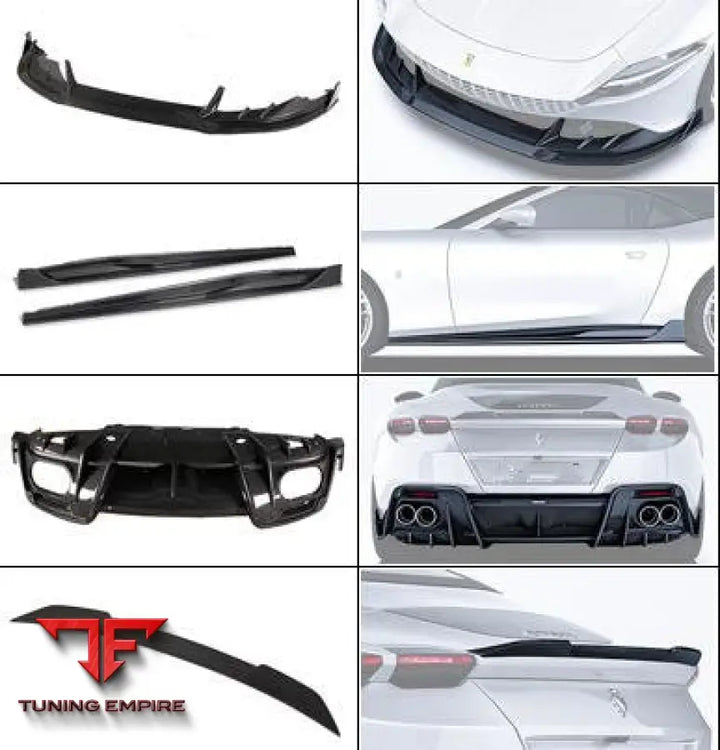 FERRARI ROMA CARBON FIBER RAZOR KIT