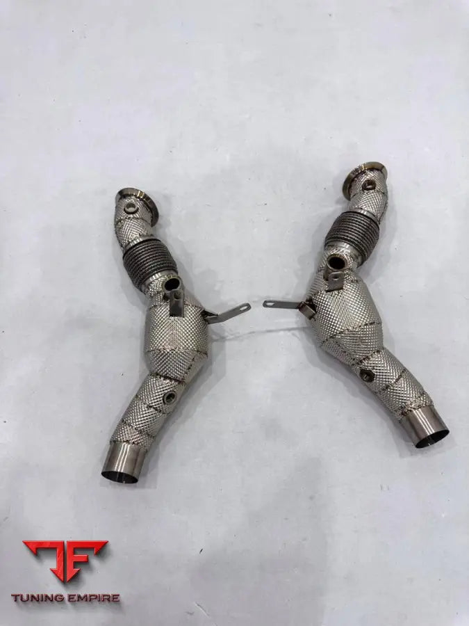 FERRARI SF90 100 CELL DOWNPIPES + FERRARI F8 100 CELL DOWNPIPES