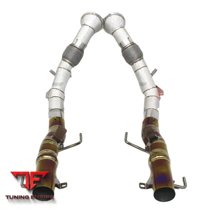 FERRARI SF90 3.9T V8 DOWNPIPE TITANIUM EXHAUST SYSTEM 2019-2023