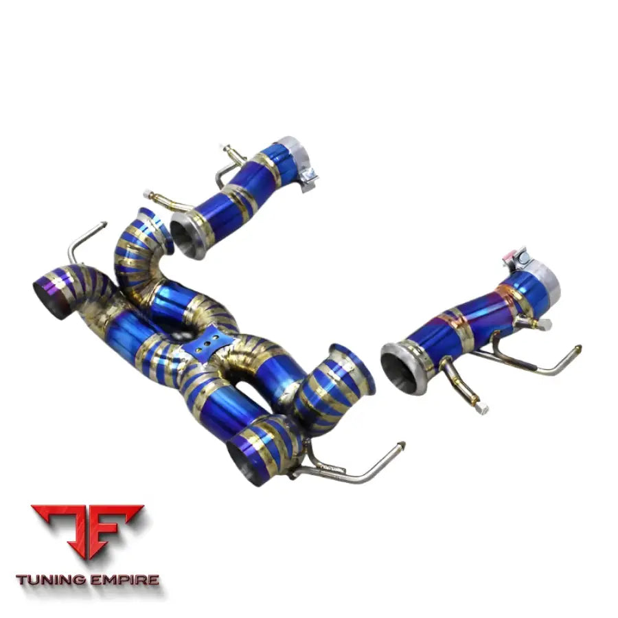 FERRARI SF90 3.9T V8 CATBACK STRAIGHT EXHAUST SYSTEM 2019-2023