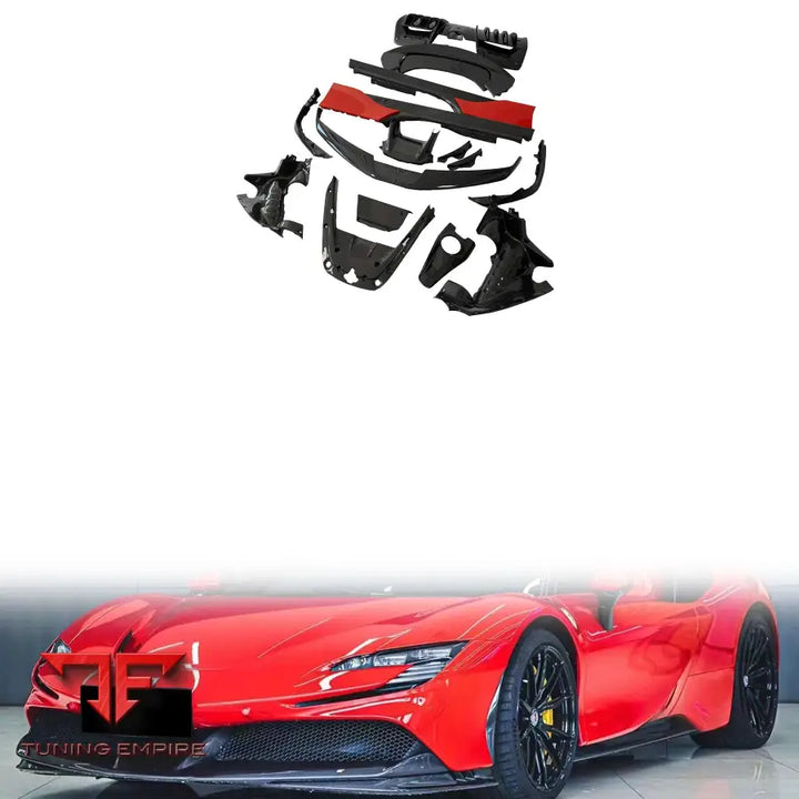 FERRARI SF90 CARBON FIBER PARTS