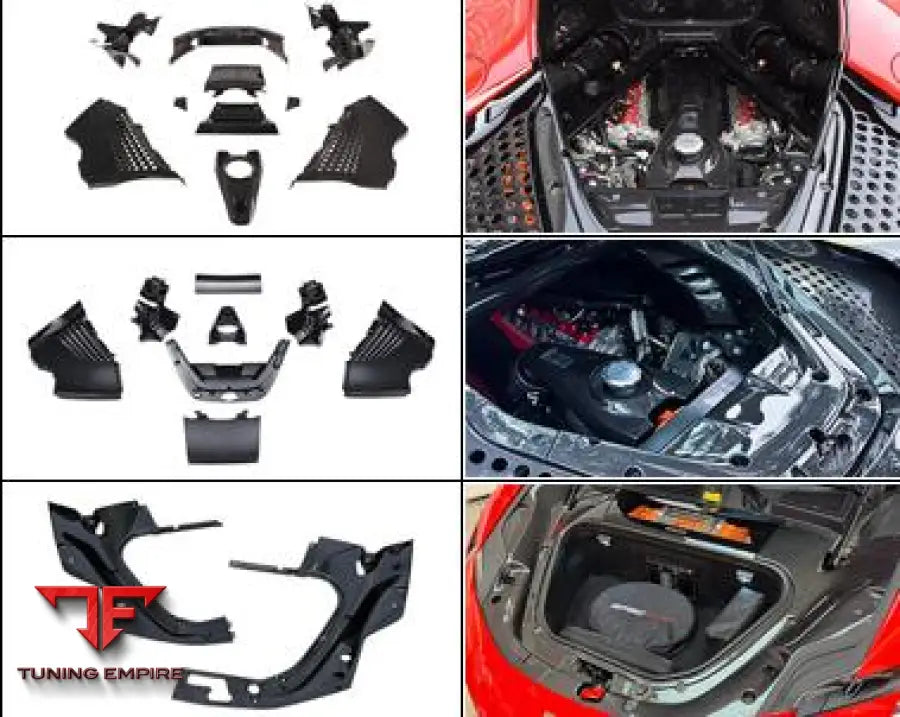 FERRARI SF90 OEM STYLE CARBON FIBER PARTS