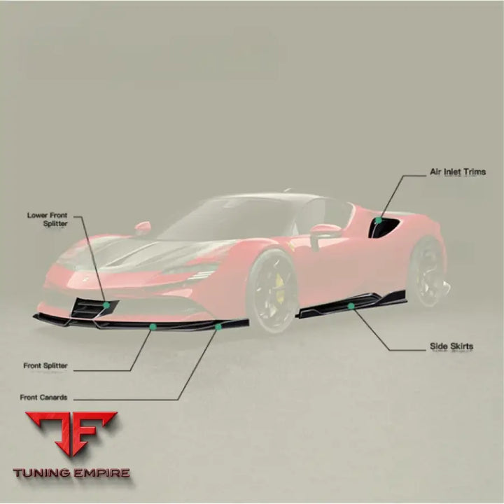 FERRARI SF90 DRY CARBON FIBER BODY KIT