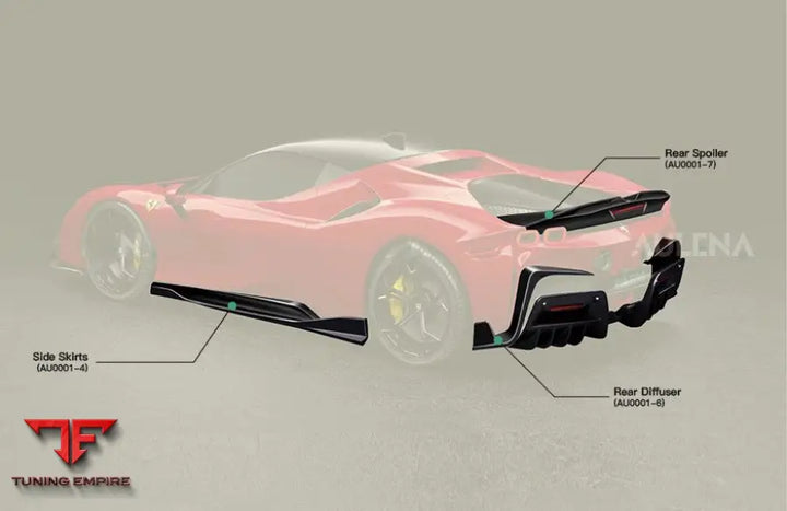 FERRARI SF90 DRY CARBON PERFORMANCE BODY KIT
