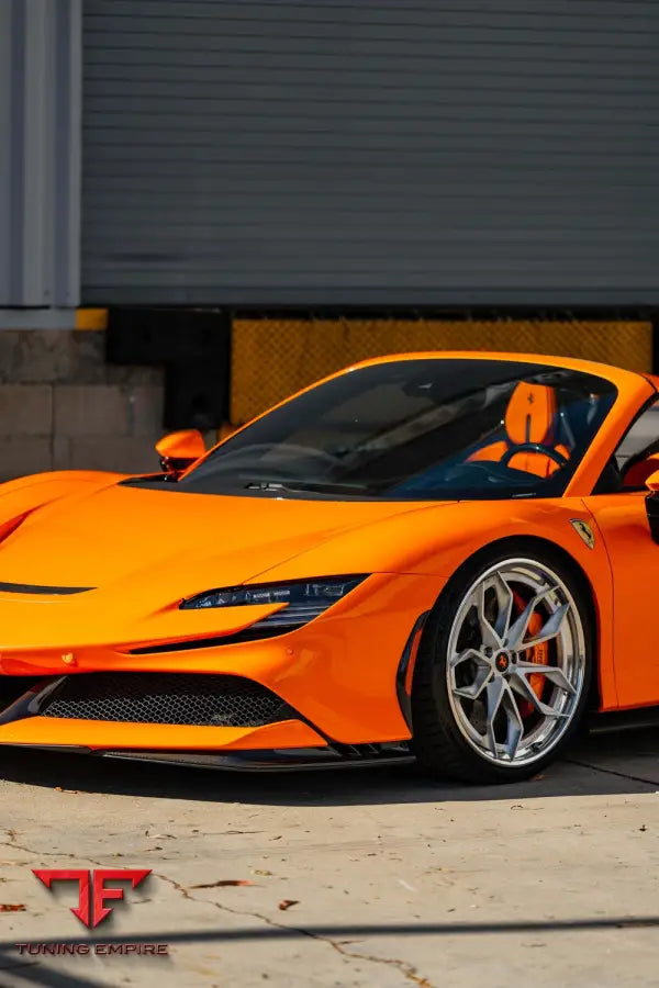 FERRARI SF90 FORGED WHEELS AND EXHAUST SYSTEM