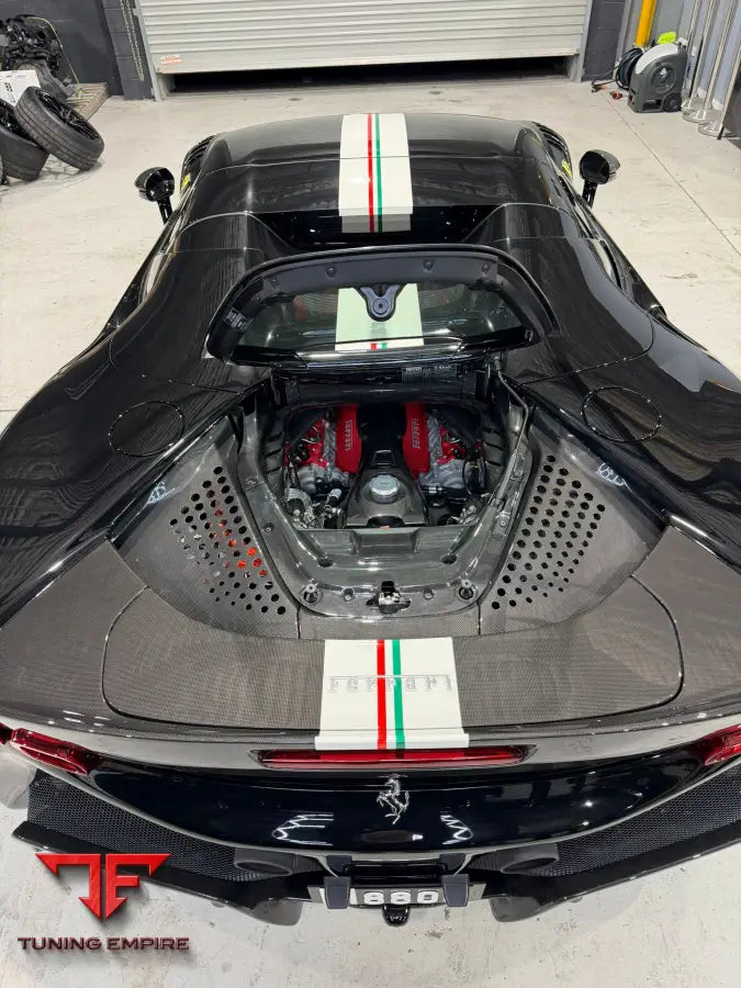FERRARI SF90 SPIDER CARBON FIBER PACKAGE UPGRADE