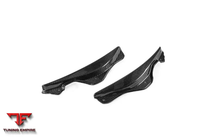 FERRARI SF90 STRADALE OE STYLE AUTOCLAVE CARBON FIBER FRONT BUMPER SIDE AIR VENTS BSD
