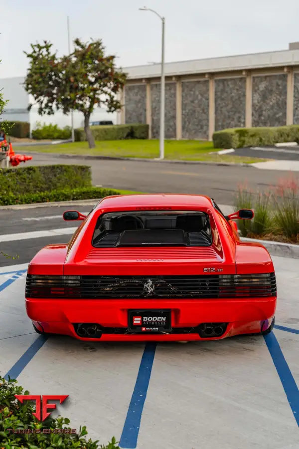 FERRARI TESTAROSSA FORGED WHEELS AND EXHAUST SYSTEM