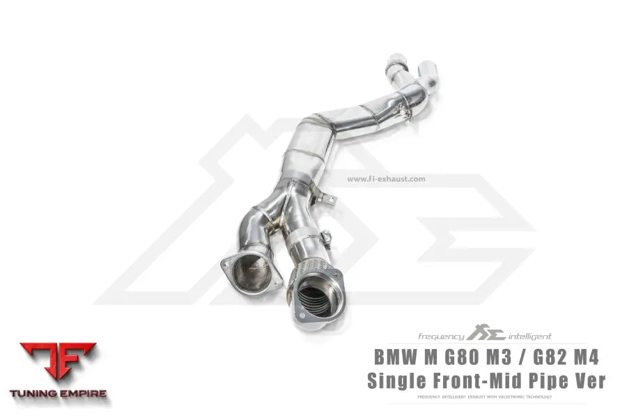 FI EXHAUST BMW M G80 M3 COMP / LCI SINGLE MID PIPE EXHAUST OPF / NON-OPF VALVETRONIC EXHAUST