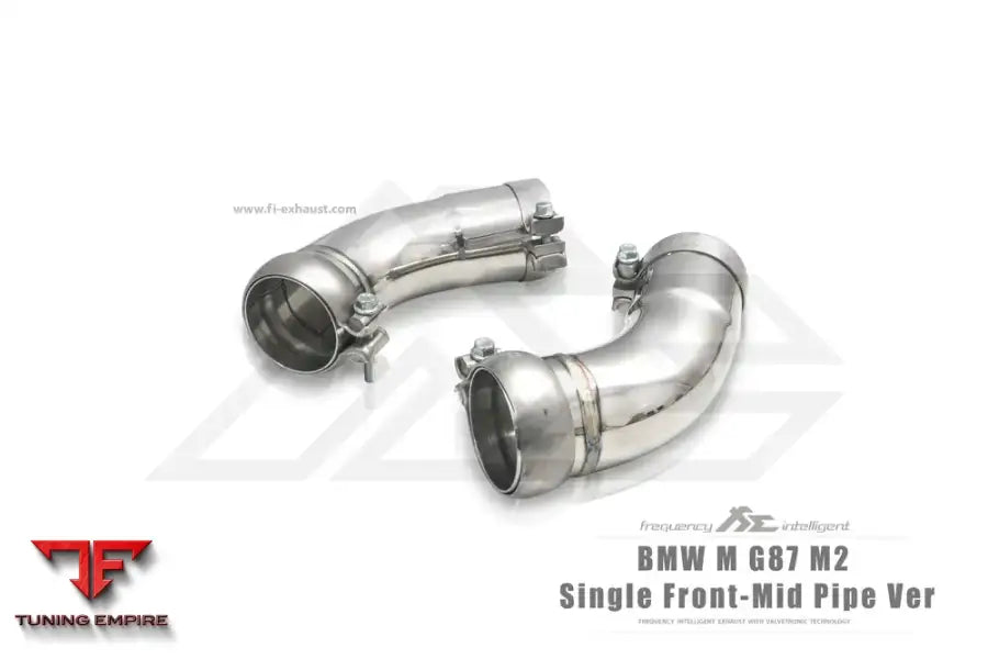 FI EXHAUST BMW M G87 M2 SINGLE MID PIPE EXHAUST OPF / NON-OPF VALVETRONIC EXHAUST
