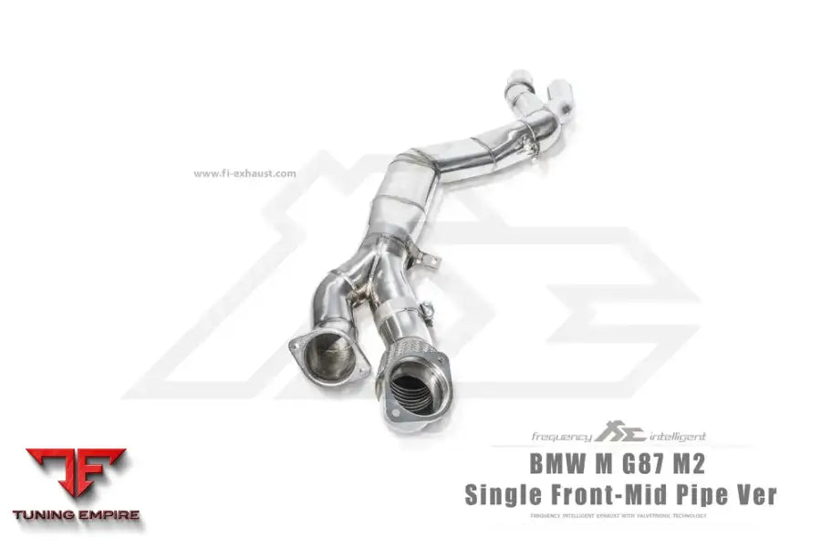 FI EXHAUST BMW M G87 M2 SINGLE MID PIPE EXHAUST OPF / NON-OPF VALVETRONIC EXHAUST