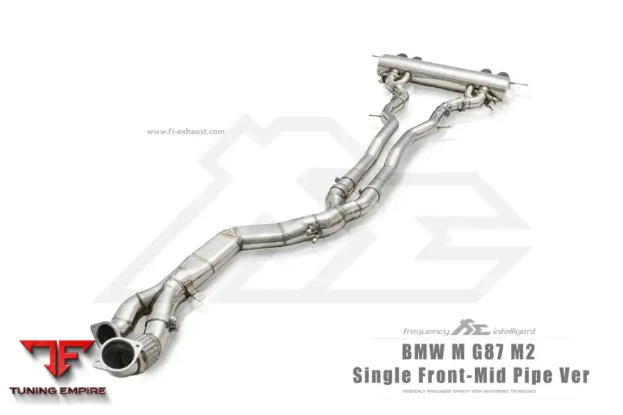 FI EXHAUST BMW M G87 M2 SINGLE MID PIPE EXHAUST OPF / NON-OPF VALVETRONIC EXHAUST