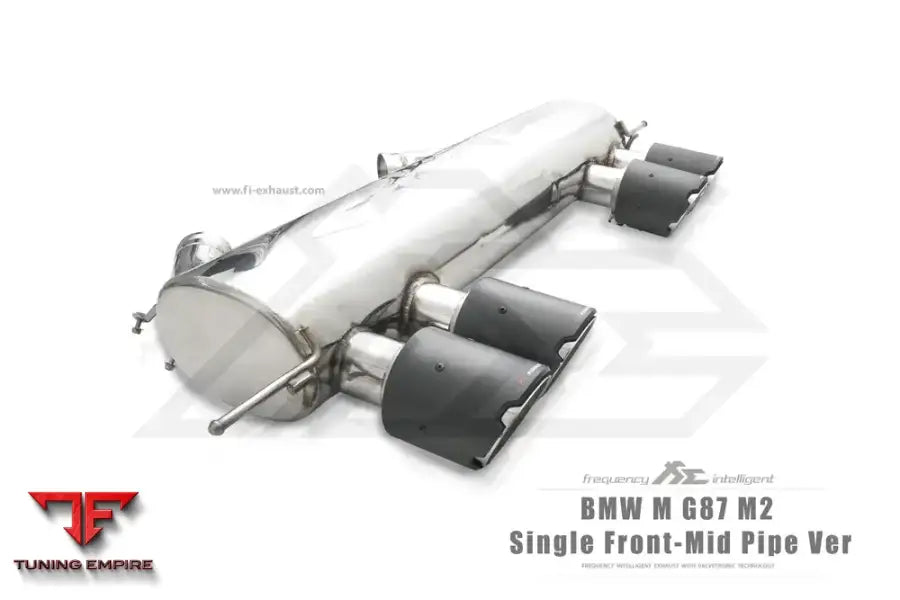 FI EXHAUST BMW M G87 M2 SINGLE MID PIPE EXHAUST OPF / NON-OPF VALVETRONIC EXHAUST