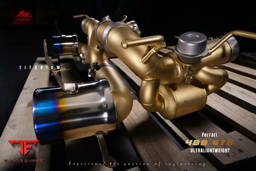 FI EXHAUST FERRARI 488 GTB / SPIDER TITANIUM EXHAUST SYSTEM