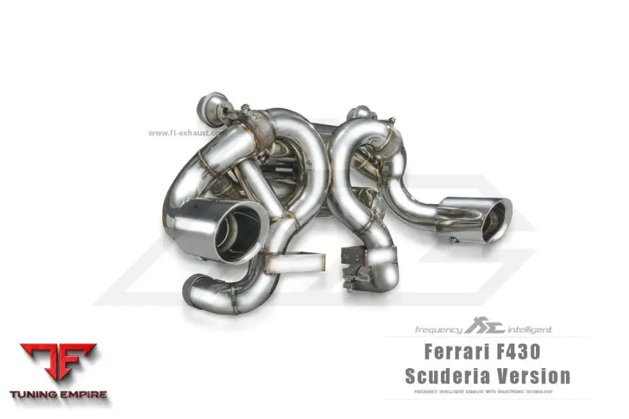 FI EXHAUST FERRARI F430 COUPE / SPIDER SCUDERIA BUMPER CONVERSION EXHAUST SYSTEM