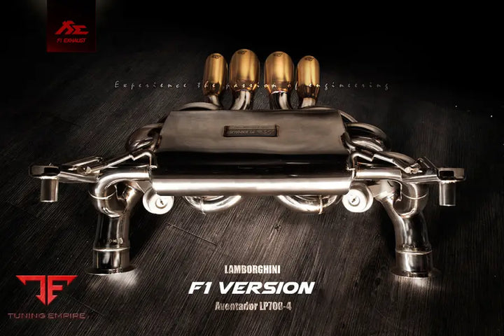 FI EXHAUST LAMBORGHINI AVENTADOR LP700-4 F1 HIGH PITCH VERSION EXHAUST SYSTEM
