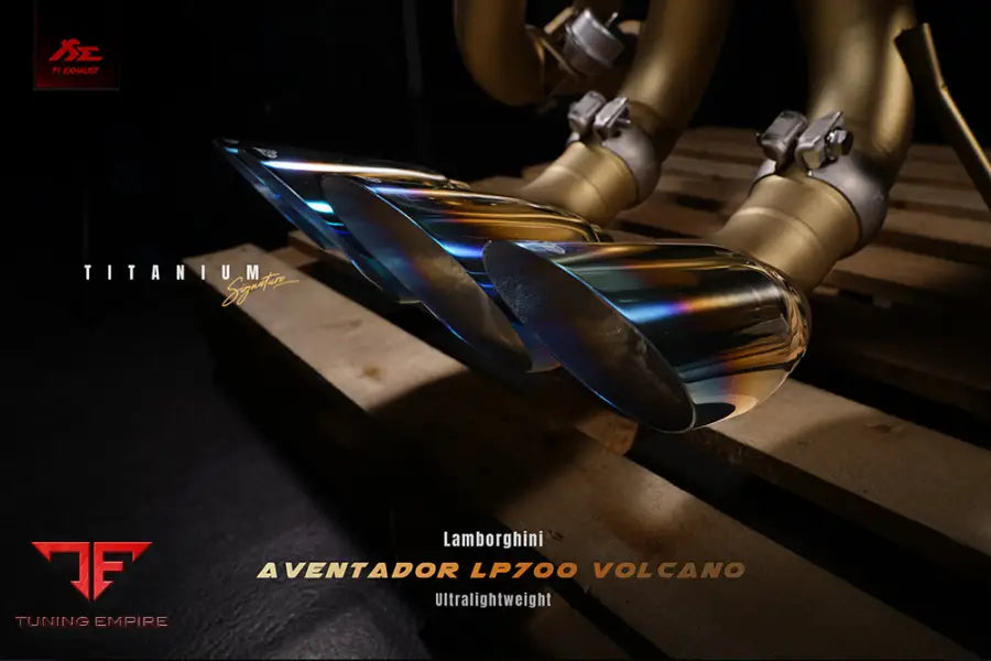 FI EXHAUST LAMBORGHINI AVENTADOR LP700-4 VOLCANO FIRETADOR VERSION TITANIUM EXHAUST SYSTEM