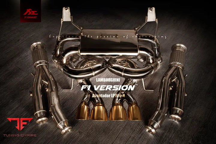 FI EXHAUST LAMBORGHINI AVENTADOR LP750-4 SV F1 HIGH PITCH VERSION EXHAUST SYSTEM