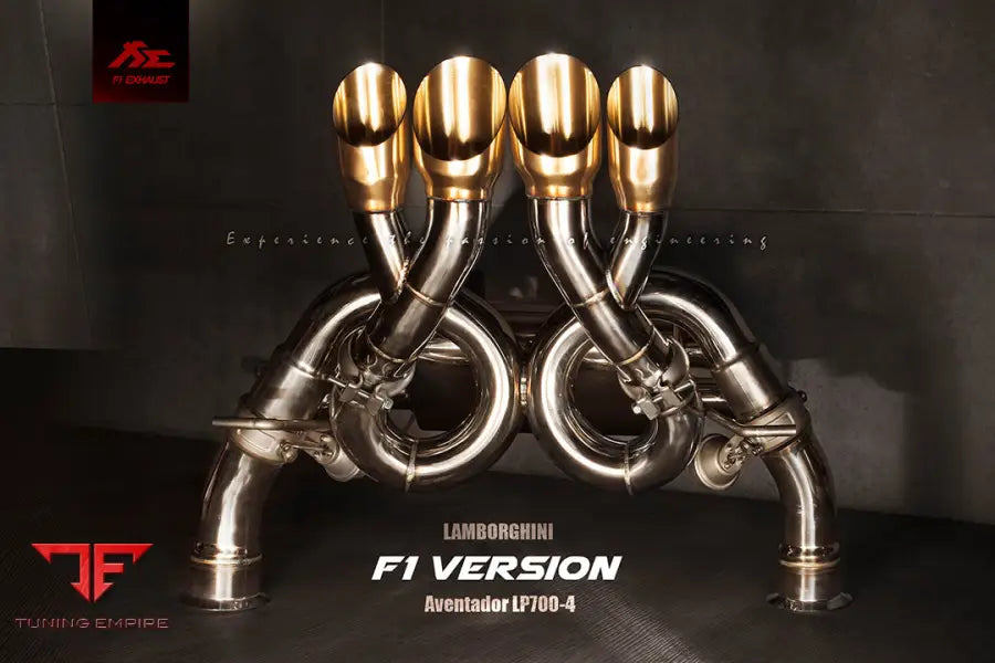 FI EXHAUST LAMBORGHINI AVENTADOR LP750-4 SV F1 HIGH PITCH VERSION EXHAUST SYSTEM