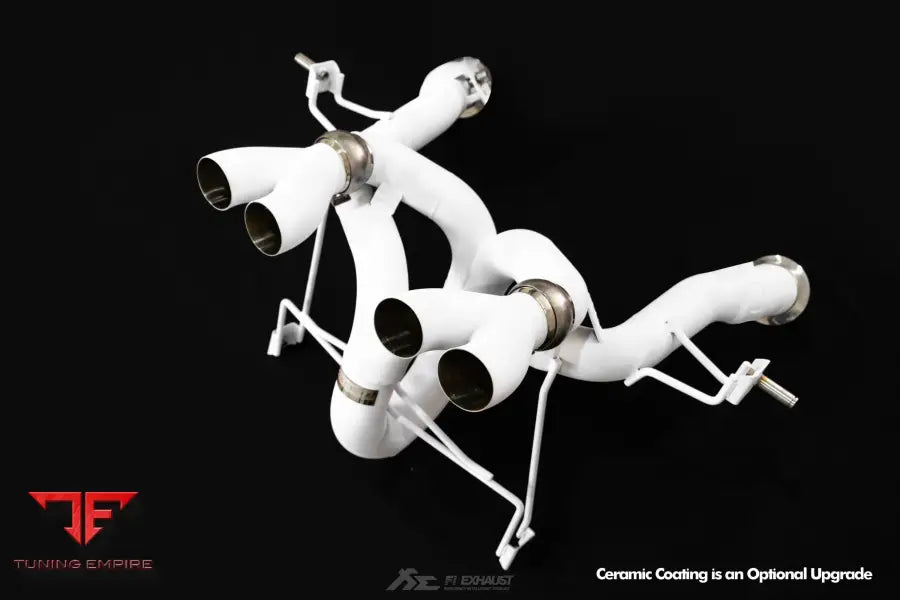 FI EXHAUST LAMBORGHINI REVUELTO NON-VALVE EXHAUST CEL-FREE PACKAGE ULTRA EDITION NON-VALVE EXHAUST SYSTEM