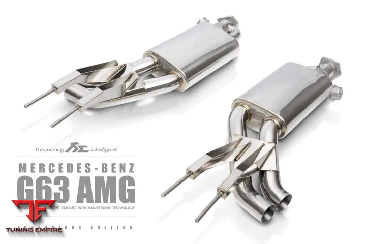 FI EXHAUST MERCEDES-BENZ AMG W463 AMG G63 EXHAUST ULTIMATE DOUBLE QUAD TIPS EXHAUST SYSTEM