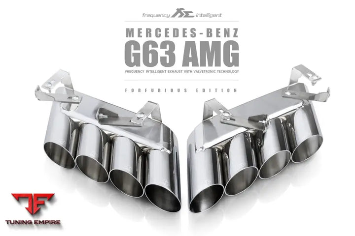 FI EXHAUST MERCEDES-BENZ AMG W463 AMG G63 EXHAUST ULTIMATE DOUBLE QUAD TIPS EXHAUST SYSTEM