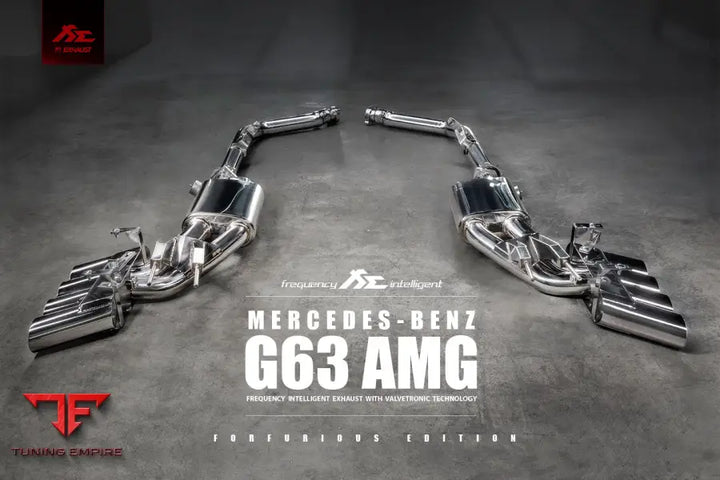 FI EXHAUST MERCEDES-BENZ AMG W463 AMG G63 EXHAUST ULTIMATE DOUBLE QUAD TIPS EXHAUST SYSTEM