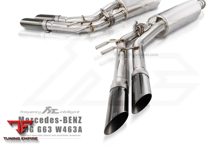 FI EXHAUST MERCEDES-BENZ AMG W463A G63 EXHAUST QUAD TIPS OPF/NON-OPF EXHAUST SYSTEM