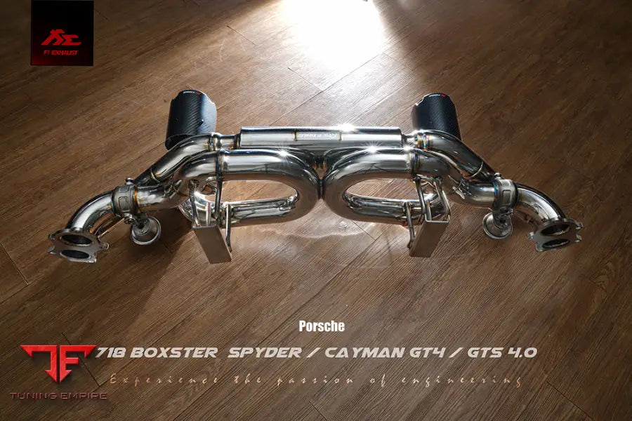 FI EXHAUST PORSCHE 718 CAYMAN GT4 / SPYDER EXHAUST OPF / NON-OPF VALVETRONIC EXHAUST