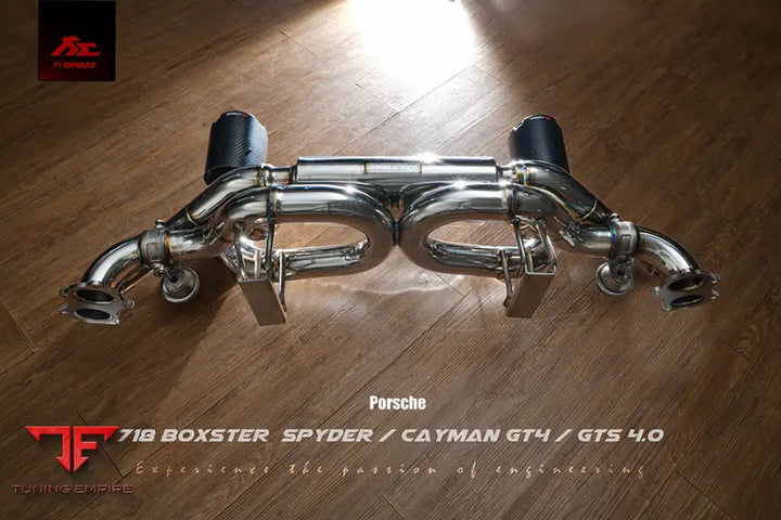 FI EXHAUST PORSCHE 718 CAYMAN GT4 / SPYDER EXHAUST OPF / NON-OPF VALVETRONIC EXHAUST
