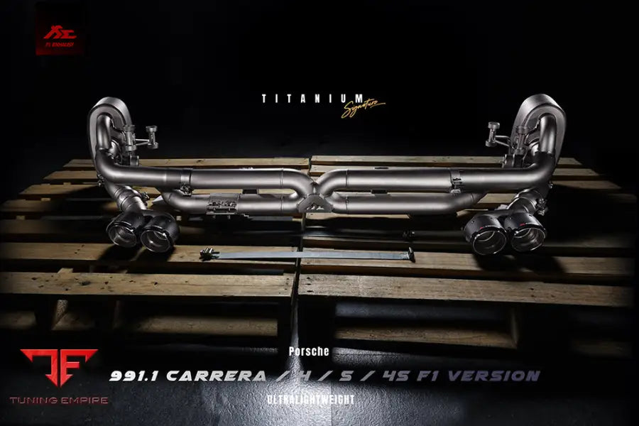 FI EXHAUST PORSCHE 991.1 CARRERA / 4 / S / 4S F1 VERSION TITANIUM EXHAUST SYSTEM