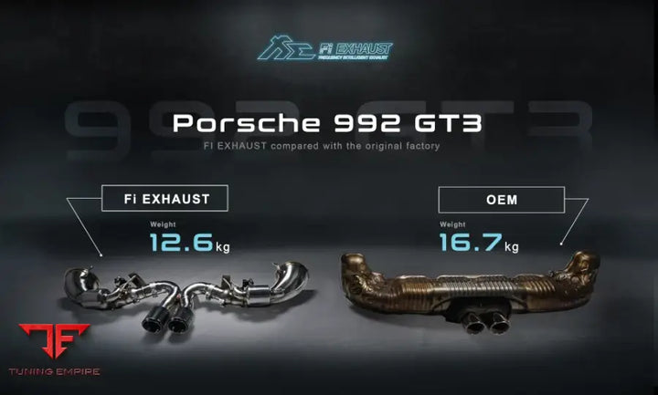 FI EXHAUST PORSCHE 992 GT3 RS EXHAUST OPF/NON-OPF EXHAUST SYSTEM