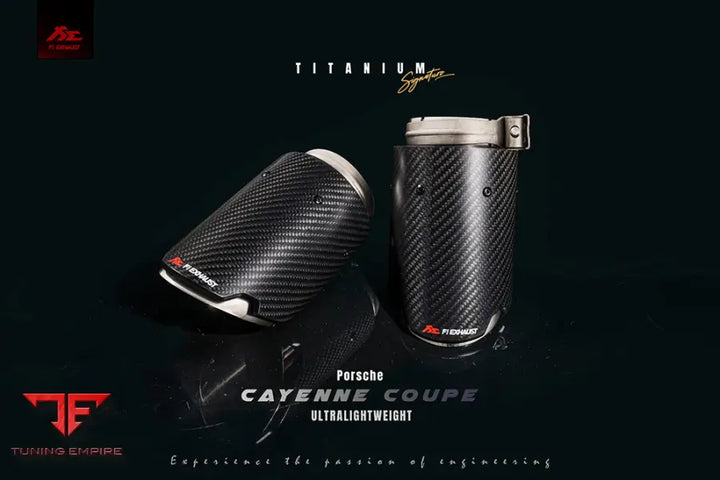 FI EXHAUST PORSCHE 9Y0 CAYENNE 3.0T / COUPE TITANIUM EXHAUST OPF/NON-OPF EXHAUST SYSTEM