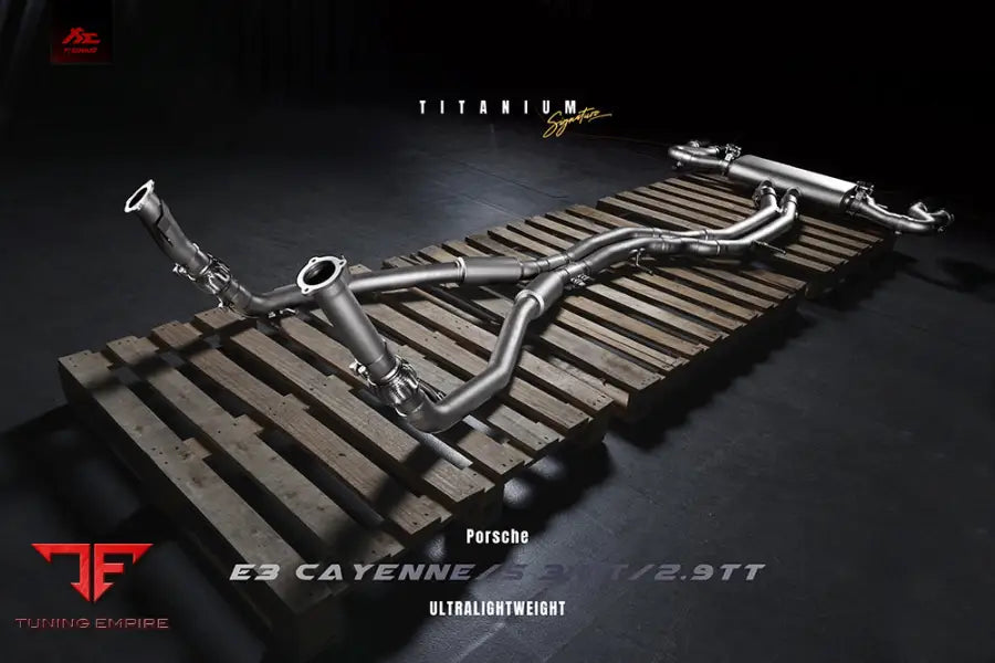 FI EXHAUST PORSCHE 9Y0 CAYENNE S / COUPE S 2.9TT TITANIUM EXHAUST OPF / NON-OPF EXHAUST SYSTEM