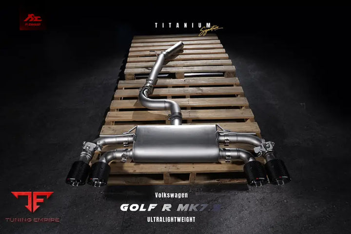 FI EXHAUST VOLKSWAGEN GOLF R MK7.5 TITANIUM EXHAUST SYSTEM