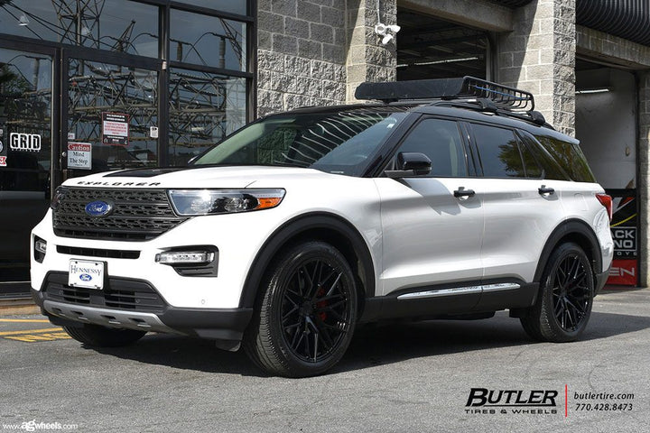 FORD EXPLORER on custom forged wheels