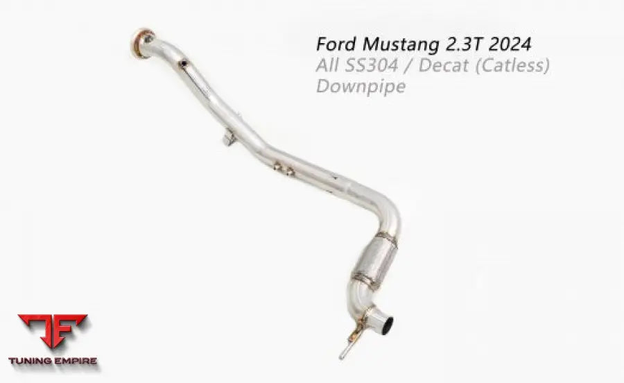 Ford Mustang 2.3T All Ss304 Catless Downpipe Exhaust System