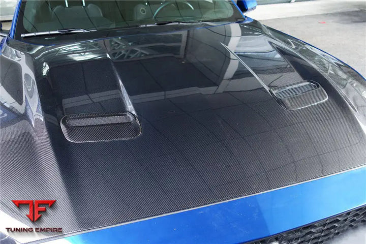 FORD MUSTANG OEM STYLE CARBON FIBER HOOD BSD