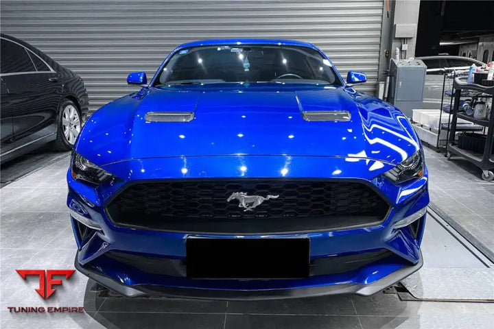 FORD MUSTANG OEM STYLE CARBON FIBER HOOD VENTS BSD