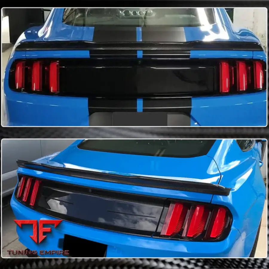 FORD MUSTANG COUPE CARBON FIBER REAR TRUNK SPOILER 2015-2020Y