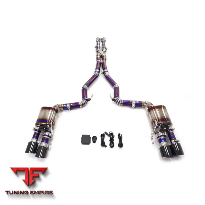 FORD MUSTANG GT 5.0L TITANIUM CATBACK RAZOR EXHAUST WITH MUFFLER VALVE