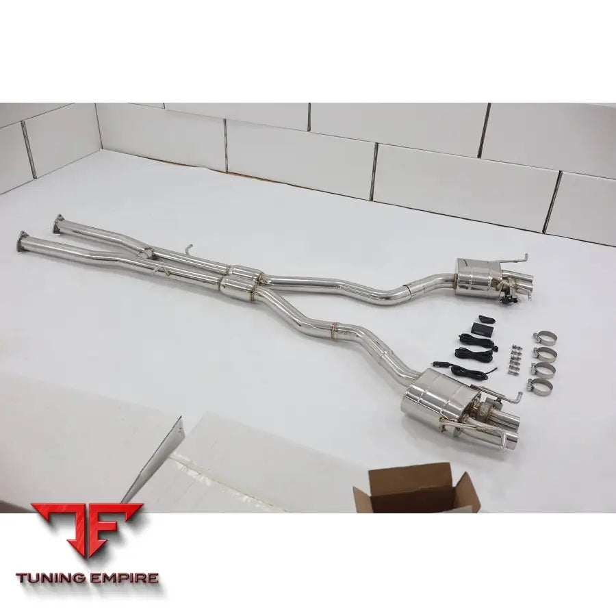 FORD MUSTANG GT 5.0L V8 STAINLESS STEEL CATBACK RAZOR EXHAUST WITH MUFFLER VALVE