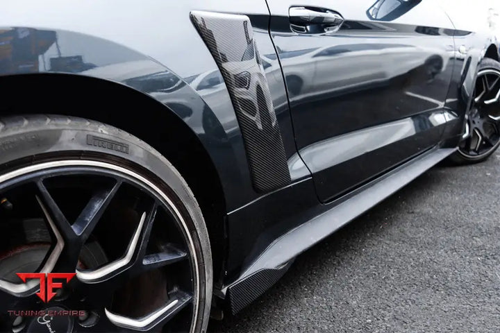 FORD MUSTANG RSH STYLE CARBON FIBER QUARTER PANEL SIDE SCOOPS BSD