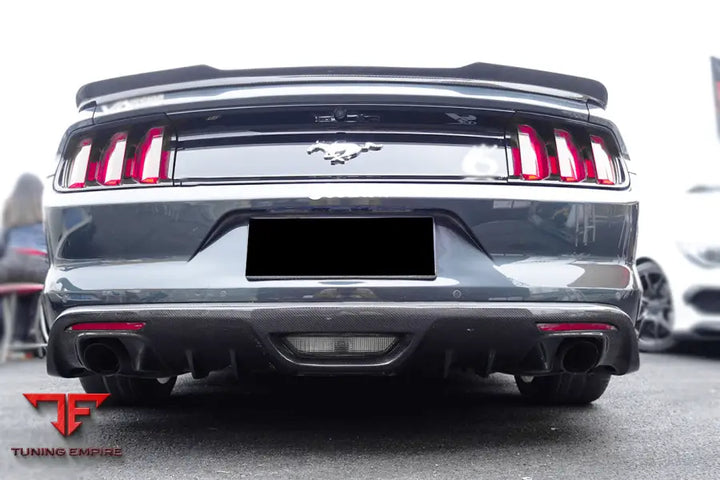 FORD MUSTANG RSH STYLE CARBON FIBER REAR DIFFUSER LIP BSD