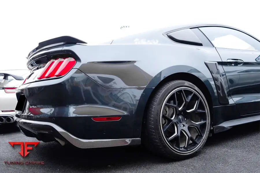 FORD MUSTANG RSH STYLE CARBON FIBER REAR DIFFUSER LIP BSD