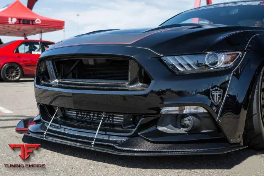 FORD MUSTANG TRU STYLE CARBON FIBER FRONT BUMPER UP-GRILLE BSD