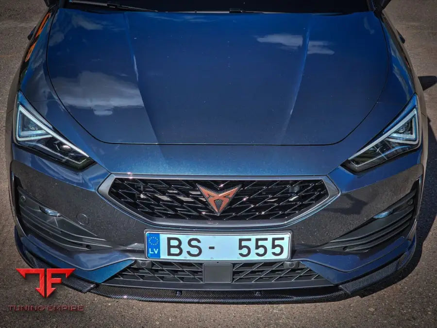 FRONT CARBON SPLITTER FOR CUPRA LEON KL - BUMPER LIP SPOILER CHIN - Price on request - Body Kit